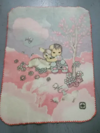 manta cuna o manta cuco bebé manterol terciopelo