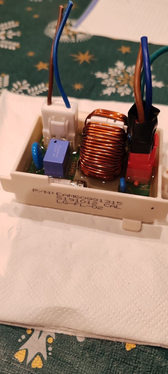 Conjunto filtro lavadora