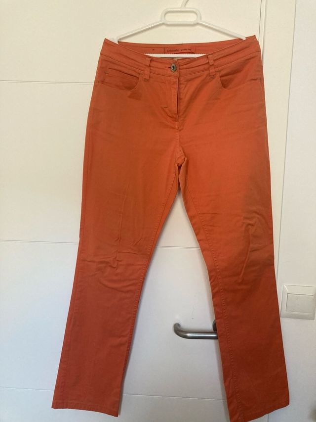 Pantalón algodon calabaza