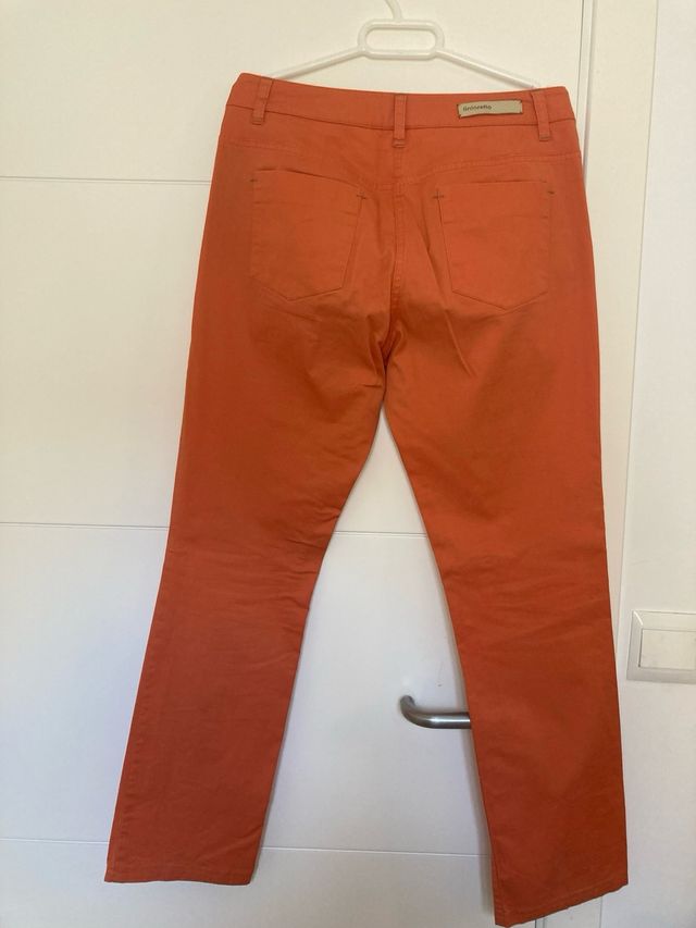 Pantalón algodon calabaza