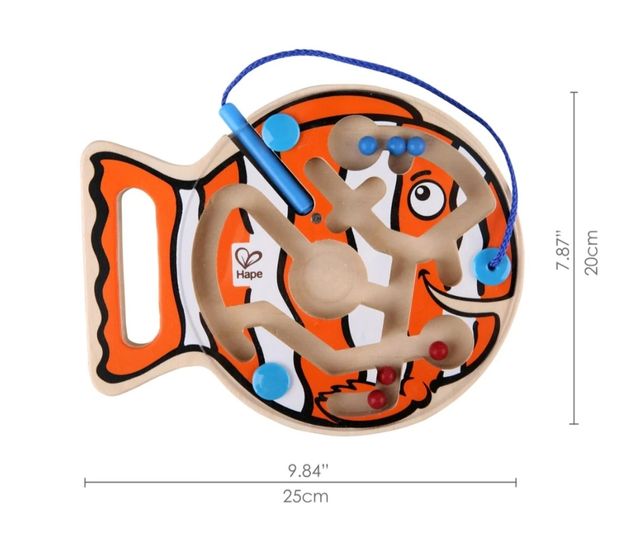 Pez magnético con lápiz imán marca Hape