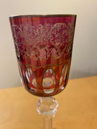 bicchieri cristallo vintage