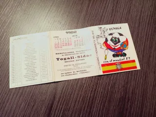 Antiguo Lote Mundial Futbol España 82