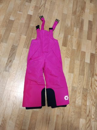 Pantalón peto-buzo de niña para nieve