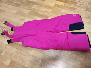 Pantalón peto-buzo de niña para nieve