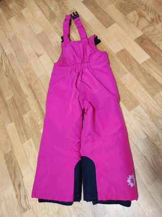 Pantalón peto-buzo de niña para nieve