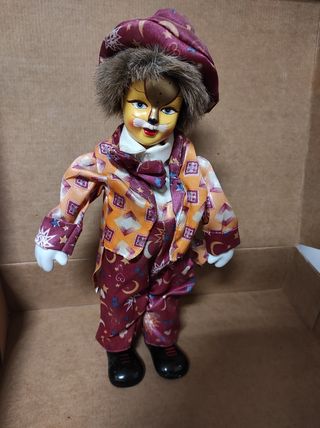 Carillon Pagliaccio in ceramica