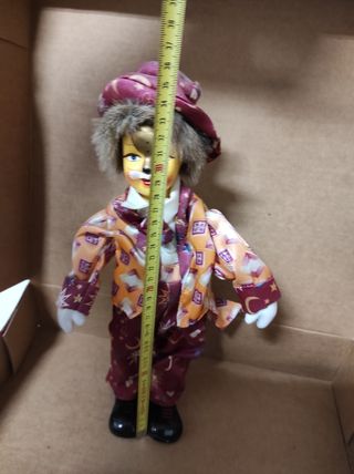 Carillon Pagliaccio in ceramica