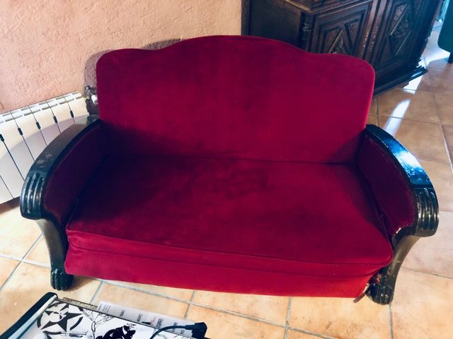 Sillón antiguo 2 plazas