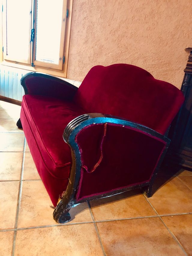 Sillón antiguo 2 plazas