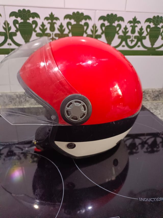 Casco abierto L y XL con visera solar