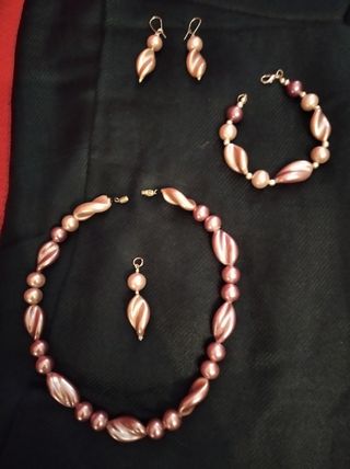 Conjunto perlas antiguas