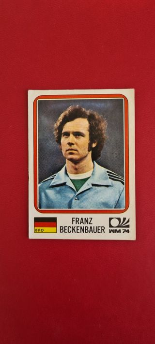 Cromo Beckenbauer. Mundial Munich 74. Alemania.