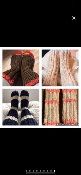 Mitjons de llana personalitzables fets a ma