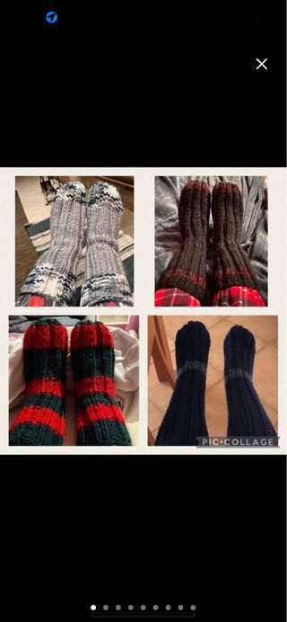 Mitjons de llana personalitzables fets a ma