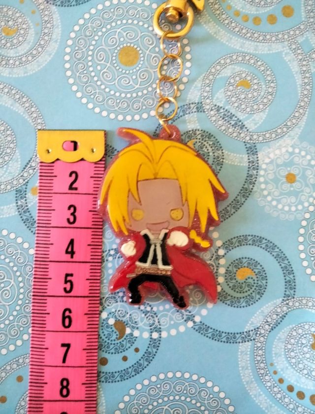 Fullmetal Alchemist llavero resina Ed Elric chibi