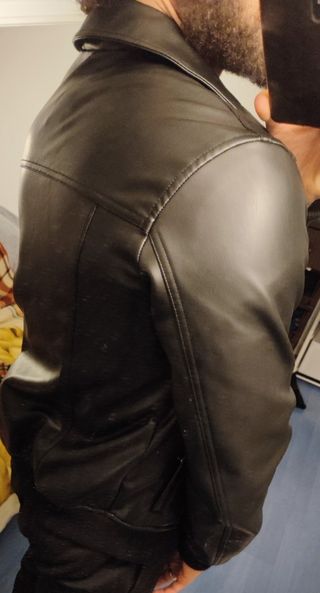 Chaqueta de cuero Zara 