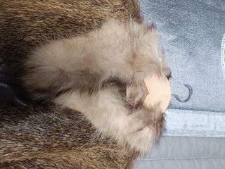 Abrigo cazadora cuero talla XL