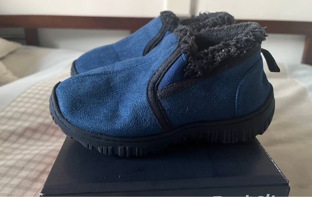 Zapatillas de casa azules de Tex