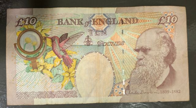 2 Billetes de 10 pounds 10 libras año 2000