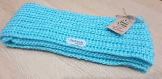 Bufanda lana crochet