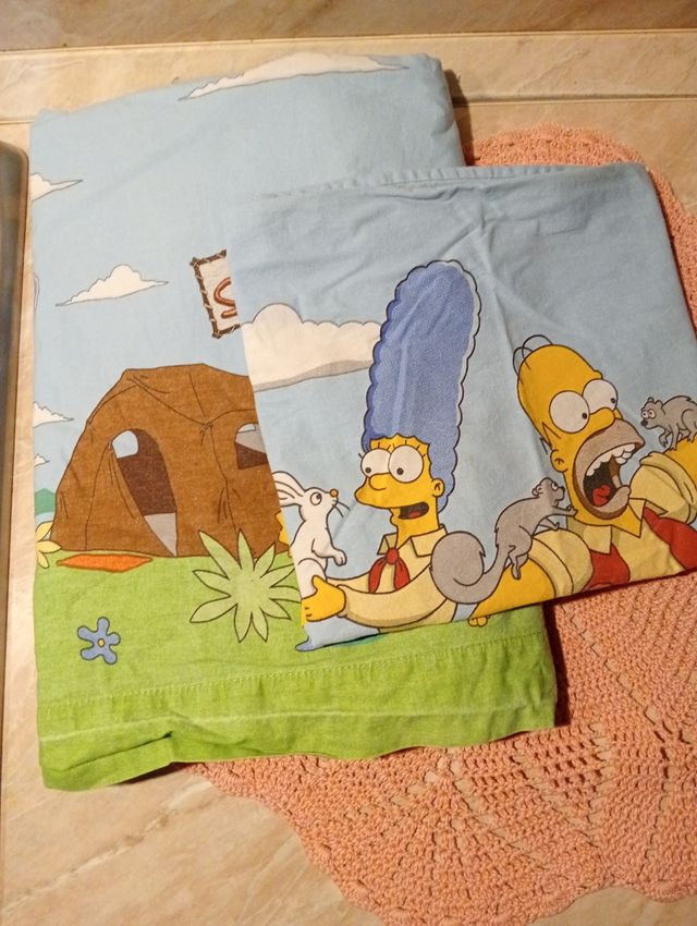 Lenzuola Simpson letto singolo 