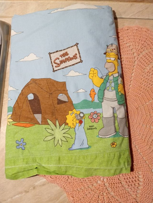 Lenzuola Simpson letto singolo 