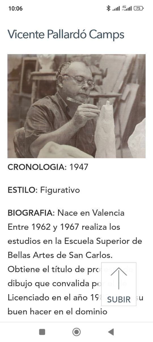 Obra original Vicente pallardo