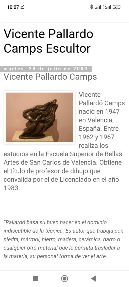 Obra original Vicente pallardo