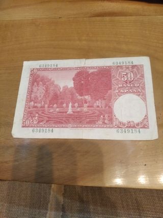 Billete 50 pesetas
