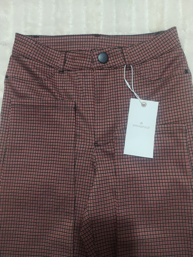 Pantalones cuadros Springfield nuevos