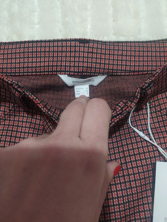 Pantalones cuadros Springfield nuevos