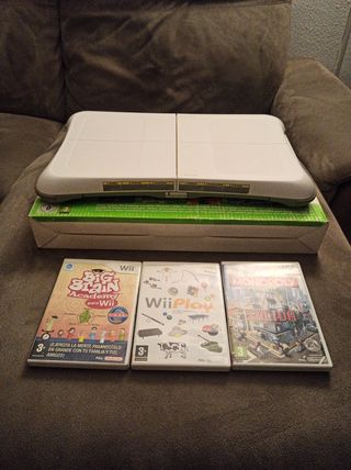 Wii Fit plus nintendo + 3 juegos