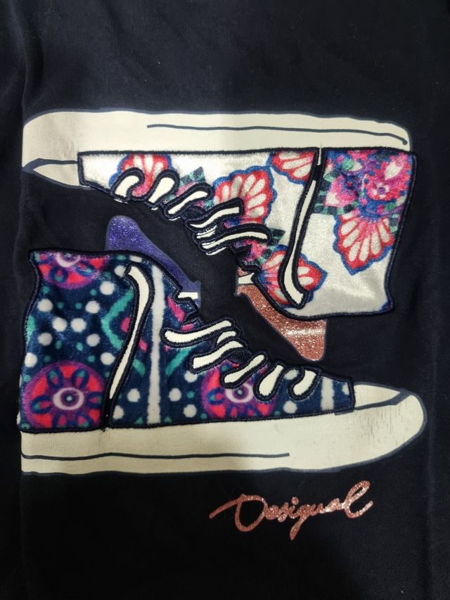 T-shirt a manica lunga Desigual per ragazze