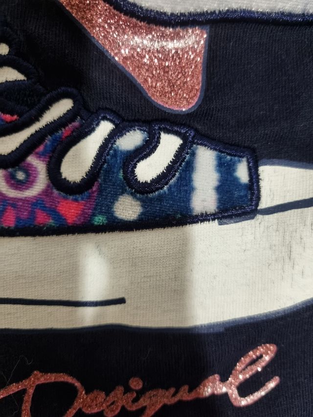 T-shirt a manica lunga Desigual per ragazze