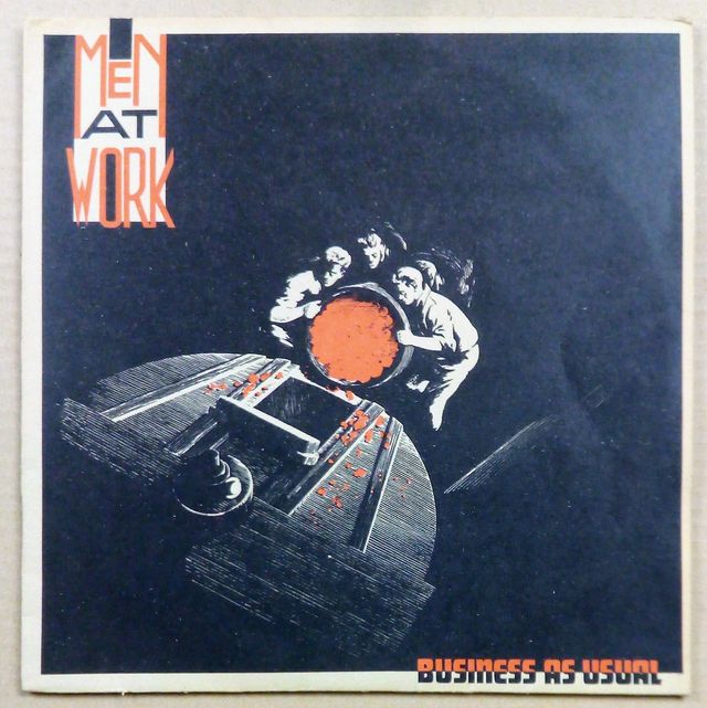 MEN AT WORK-, ÁLBUM VINILO 12",