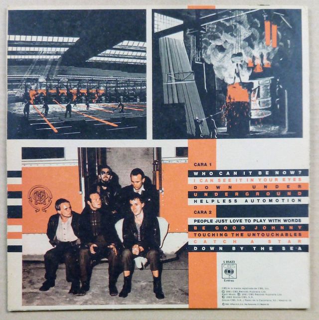 MEN AT WORK-, ÁLBUM VINILO 12",