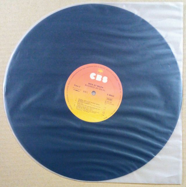 MEN AT WORK-, ÁLBUM VINILO 12",