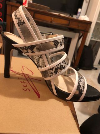 sandalias lodi tiras vinilo