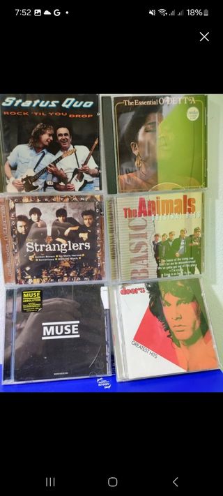 Lote de 12 CDs Rock Clásico, blues, soul