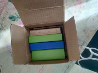 Juego de mesa piezas madera