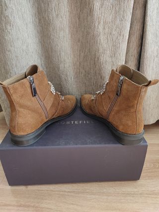 Botín marrón stradivarius