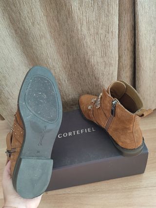 Botín marrón stradivarius