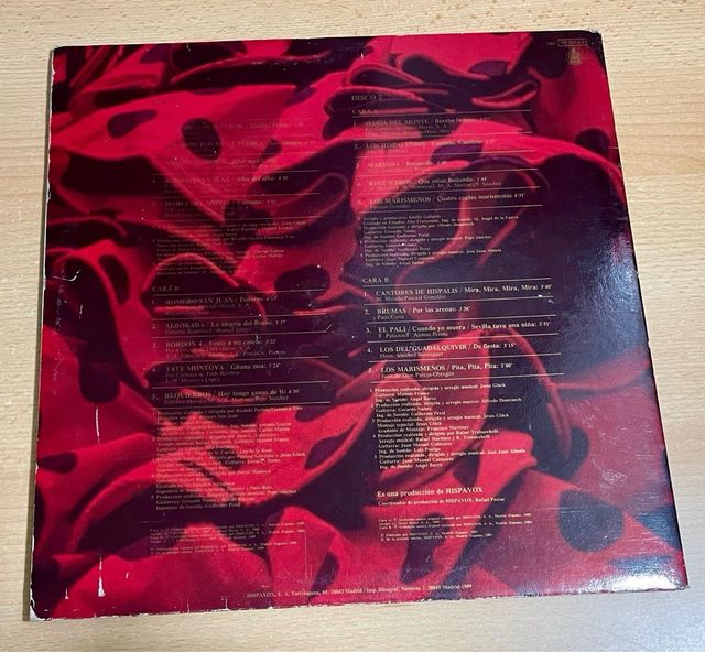 Disco vinilo Sevillanas de oro