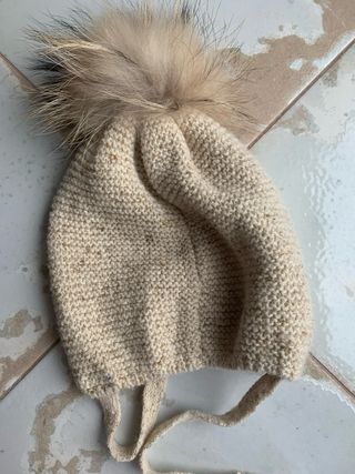 gorro beig nanos 