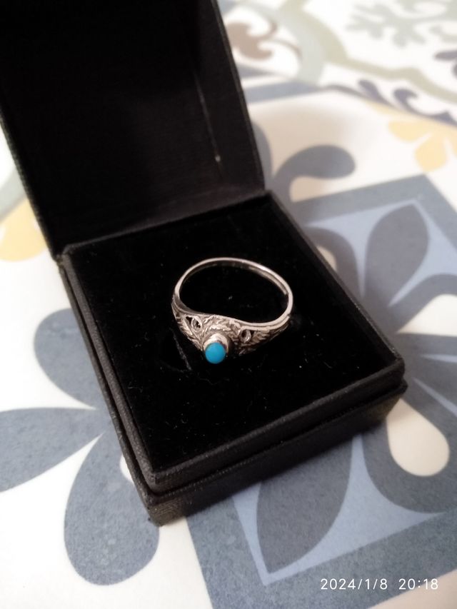 ANILLO VINTAGE TURQUESA