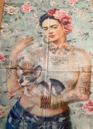 Sciarpona Frida Kahlo