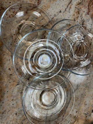 piattini trasparenti