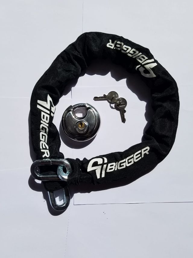 CANDADO PARA BICICLETA DE ACERO