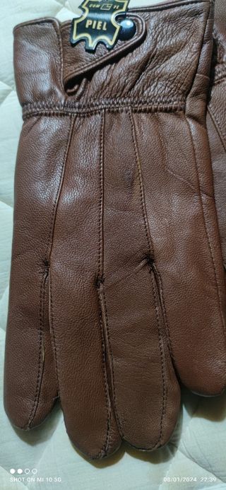 Guante piel Mujer